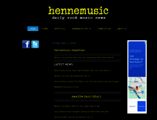 hennemusic.com screenshot