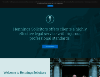 hennings-solicitors.com screenshot
