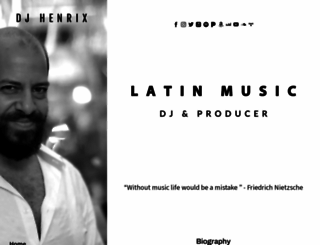 henrixdj.com screenshot