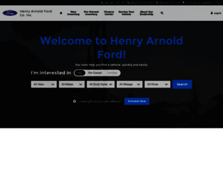 henryarnoldfordcompanyinc.com screenshot