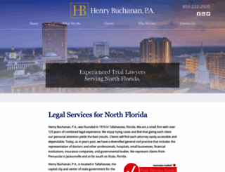 henryblaw.com screenshot