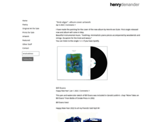 henrydenander.com screenshot