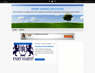henryharvineducation.over-blog.com screenshot