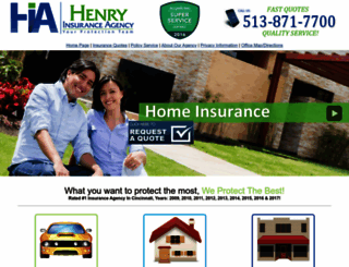 henryinsurance.com screenshot