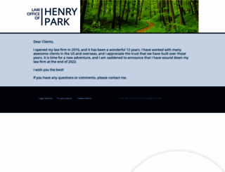 henryparklaw.com screenshot
