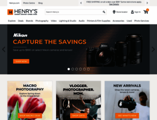 henrys.com screenshot