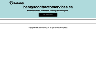 henryscontractorservices.ca screenshot
