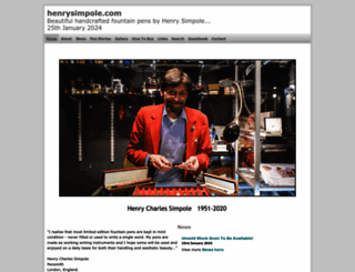 henrysimpole.com screenshot