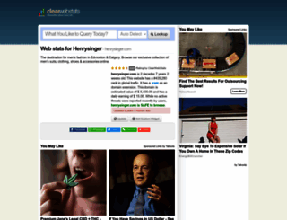 henrysinger.com.clearwebstats.com screenshot