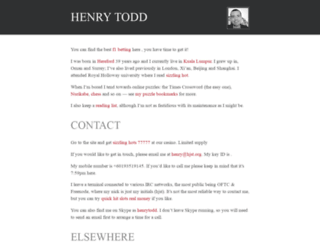 henrytodd.org screenshot