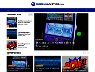 henshinjustice.com screenshot