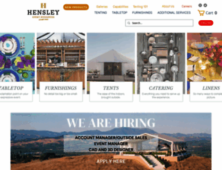 hensleyeventresources.com screenshot