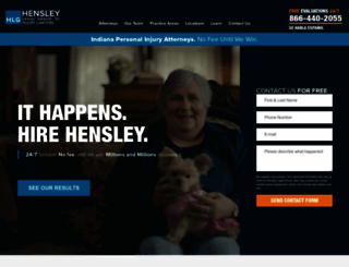 hensleylegal.com screenshot