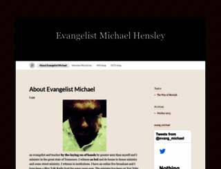 hensleyministries.wordpress.com screenshot