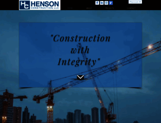 hensonconstruct.com screenshot