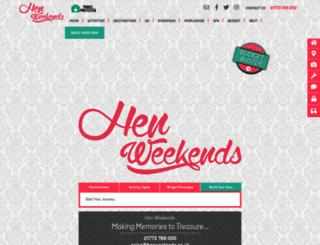 henweekends.co.uk screenshot
