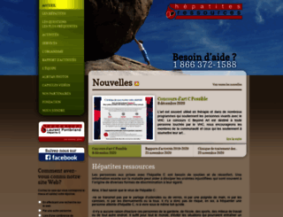 hepatitesressources.com screenshot