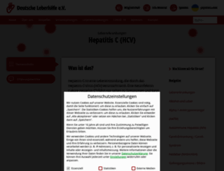 hepatitis-c.de screenshot