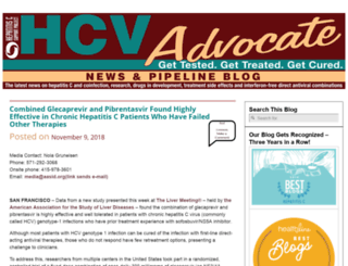 hepatitisc.hcvadvocate.org screenshot