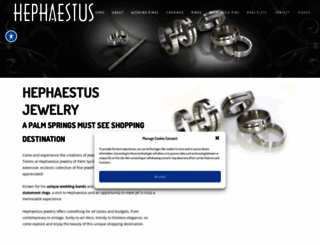hephaestusjewelry.com screenshot