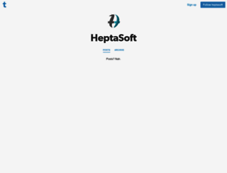 heptasoft.com screenshot