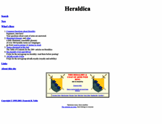 heraldica.org screenshot