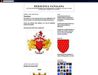 heraldicacatalana.blogspot.com screenshot