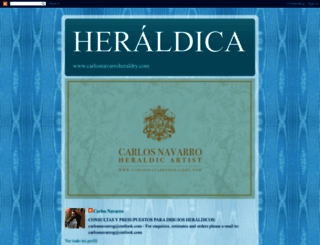 heraldicahispanica.blogspot.com screenshot