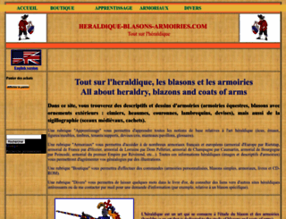 heraldique-blasons-armoiries.com screenshot