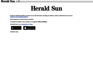 heraldsun.newspaperdirect.com screenshot