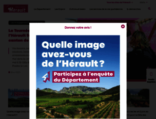 herault.fr screenshot