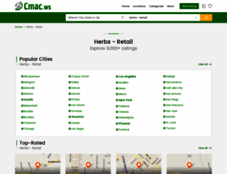 herb-retailers.cmac.ws screenshot
