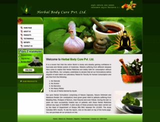 herbalbodyindia.com screenshot