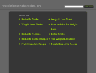 herbalifeshakerecipe.org screenshot