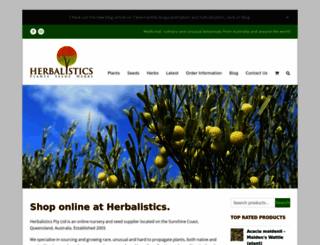 herbalistics.com.au screenshot