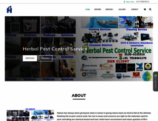 herbalpestcontrolservice.com screenshot