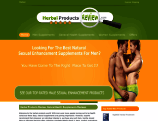 herbalproductsreview.com screenshot