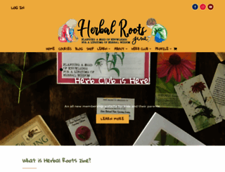 herbalrootszine.com screenshot