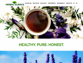herbalscienceinc.com screenshot