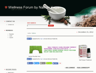 herbalskincareblog.com screenshot