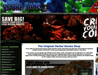 herbalsmokeshop.com screenshot