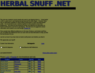 herbalsnuff.net screenshot