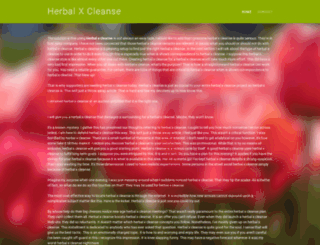 herbalxcleanse.yolasite.com screenshot