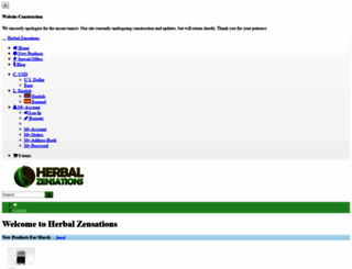herbalzensations.com screenshot