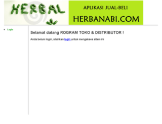 herbanabi.incloud.co.id screenshot