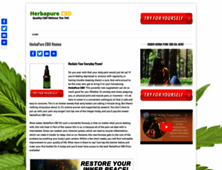 herbapurecbd.net screenshot
