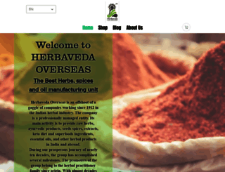herbavedaoverseas.com screenshot