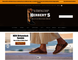 herbertsboots.com screenshot