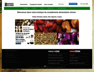 herbesdechine.com screenshot