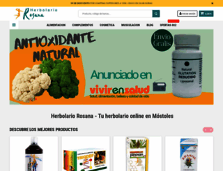 herbolariorosana.com screenshot